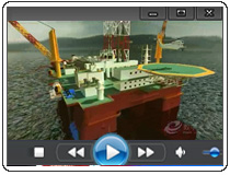 海洋石油981三维动画